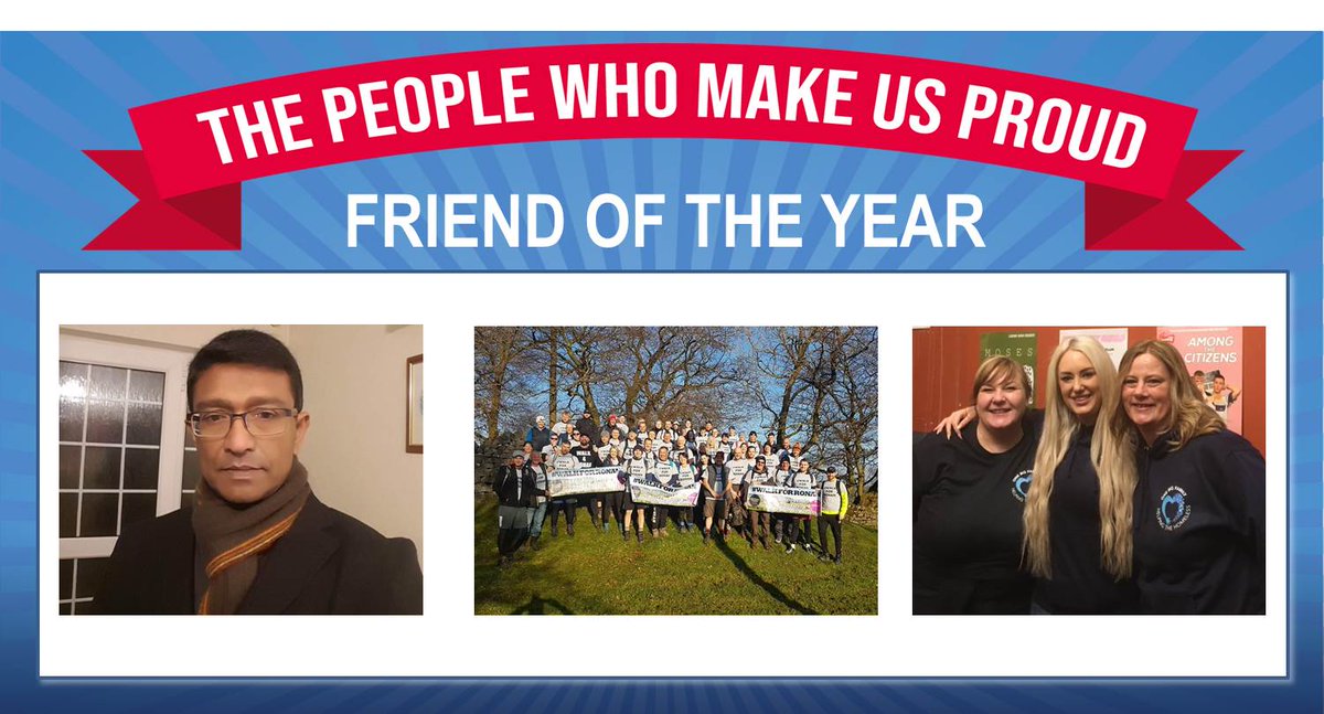 CommunityAwards's tweet photo. Friend of the Year 2020 finalists are Anura Sarathchandra @KirkleesLives , Kev Bower @northernfitgym &amp; @obfyorks  #ECA2020 In association with @SyngentaHD2 https://t.co/nh6GsgDsgN