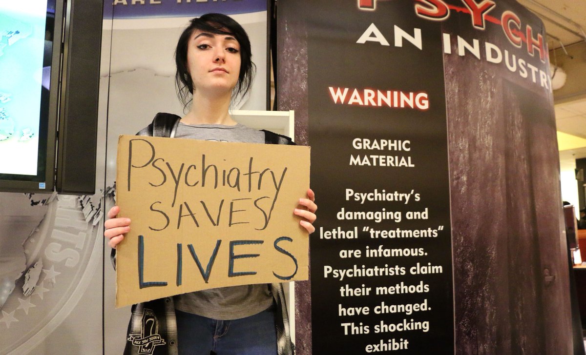 Super impressed with these students: "This anti-psychiatry propaganda stigmatizes mental illness. It could put someone on the fence about staying on their medications or getting the help they need."  https://thefulcrum.ca/news/anti-psychiatry-exhibit-hurtful-and-outrageous-but-wont-be-taken-down-u-of-o-president-says/  @aaron_hemens https://ottawacitizen.com/news/local-news/uottawa-students-protest-exhibition-that-calls-psychiatry-an-industry-of-death  @joannelaucius