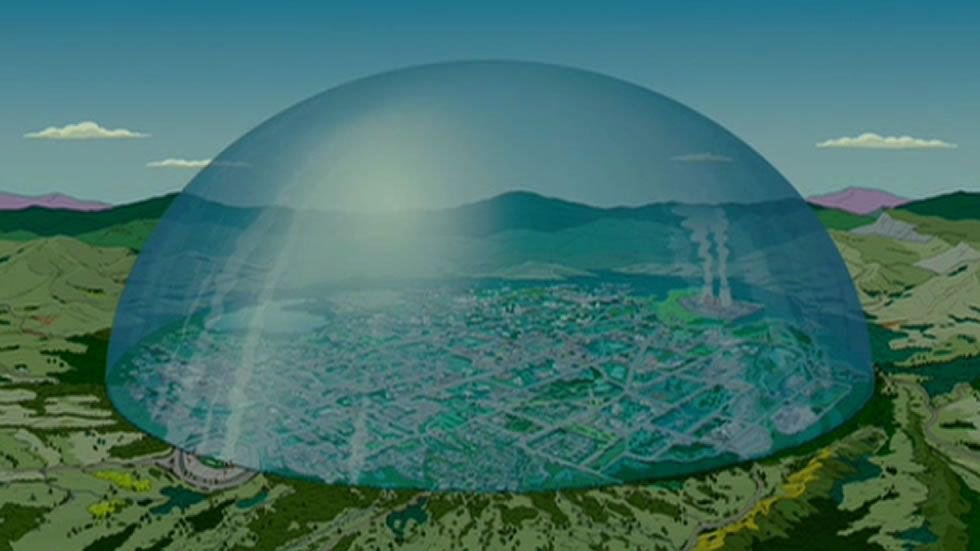 uma espécie de escudo para proteger cidades de desastres naturais como nuvem de gafanhotos, tsunamis e etc