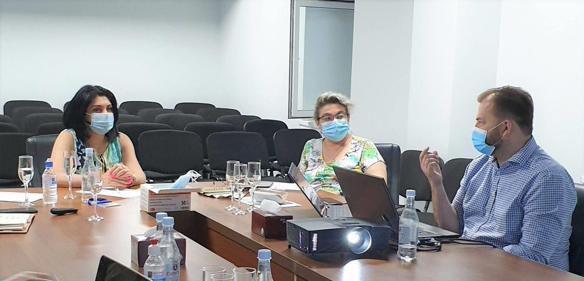 Meeting with #Lithuania  colleagues who arrived in #Armenia to support our #Covid19 response. #Pandemic doesn’t recognize borders, but Cooperation without borders is much stronger