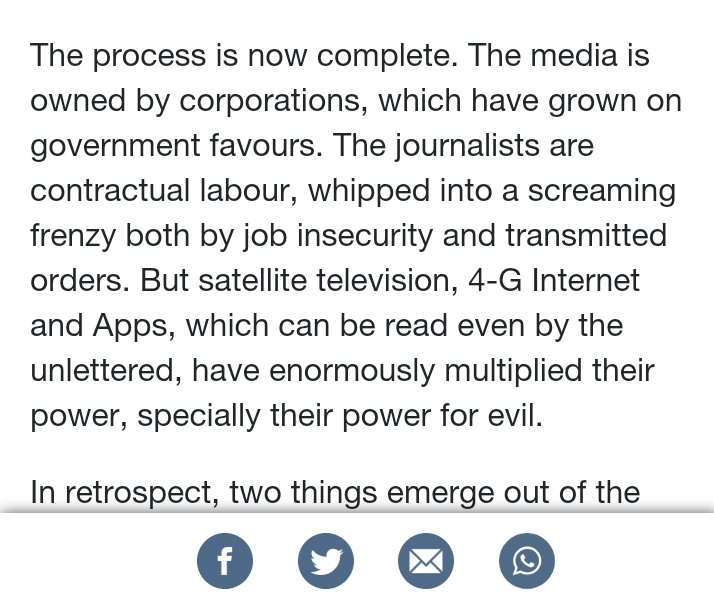 7. Uncle then shifts focus to his old profession. Yes! Uncle was once a reporter for which news agency /paper only uncle maybe knowing.(Never heard of any such reporter/Journalist). What is the connection here? He couldn't grow?