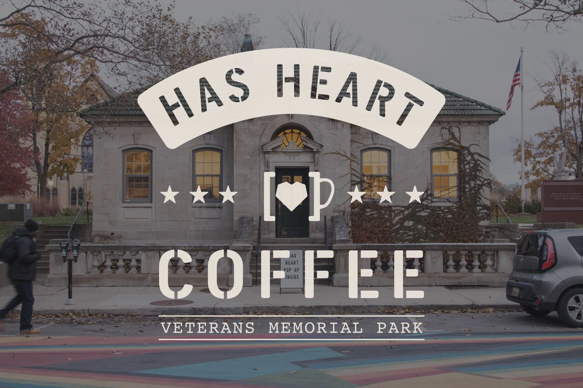 HASHEARTus's tweet image. Today, the 10th anniversary of local U.S. Marine Daane Deboer’s death, @HASHEARTus is proud to honor his memory and continue his legacy by announcing we’ll be creating The Coffee Shop at Veterans Memorial Park in downtown #GrandRapids.