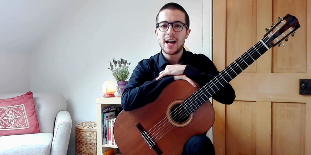 NatGalleriesSco's tweet photo. We are delighted to share with you a specially commissioned concert by @LiveMusicNowSCO - a guitar recital by Jacopo Lazzaretti, inspired by David Roberts beautiful Rome: Sunset (1856) https://t.co/jYmKsYYDPg #ThursdayConcerts https://t.co/KGNtcsgG7i