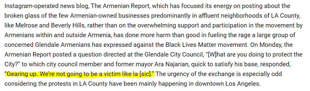 Side note: it was Ara Najarian ( @AraJNajarian), Glendale city councilman and current mayor of that city, who suggested the "Butts Bus" after initially suggesting that someone needed to erect a statue in tribute to  @MayorButts. https://armenianweekly.com/2020/06/05/black-lives-should-matter-to-the-armenian-diaspora/