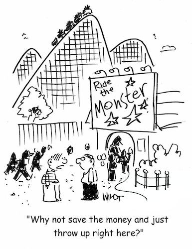 Lastly, believing in something in the face of widespread disbelief is, by definition, a lonely endeavor. Founders: stay committed to your mission, despite the  https://medium.com/@lux_capital/68b91ea64d0dThis classic comic strip came to mind. Where entrepreneurship = "the ride."  6/6