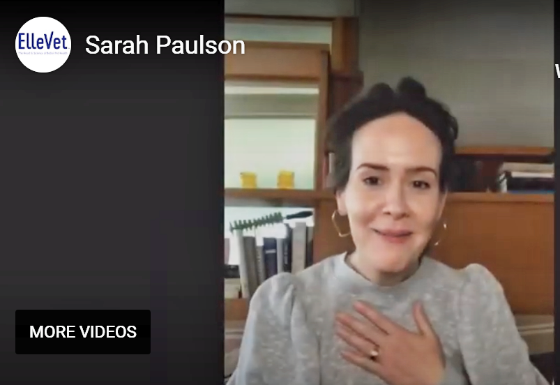 BLSPR's tweet photo. Sarah Paulson on #PetsInNeedProject by @ElleVetSciences. https://t.co/jGzk4mHg1U https://t.co/2SjEBnLbOL