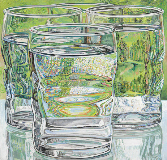 American painter Janet Fish. 