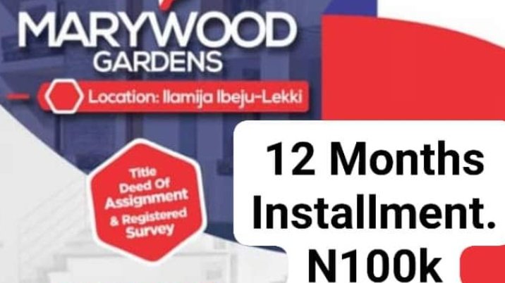 recnig's tweet photo. N100k monthly land investment for 12 months Marywood Gardens Estate. 08030529372
Location: Ilamija, Off Lekki-Epe Express Way, Ibeju Lekki, #Lagos. 
 #lagosland #lekki #lekkihomes #lagoslandlord #lagosrealestate #realestate #lekkilagos #lekkiproperties #lagosisland #lagoshomes https://t.co/Awh9t1Z8Vr
