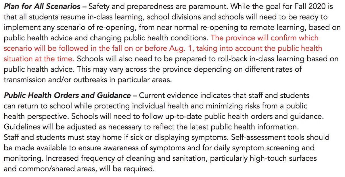 More stuff from the plan: