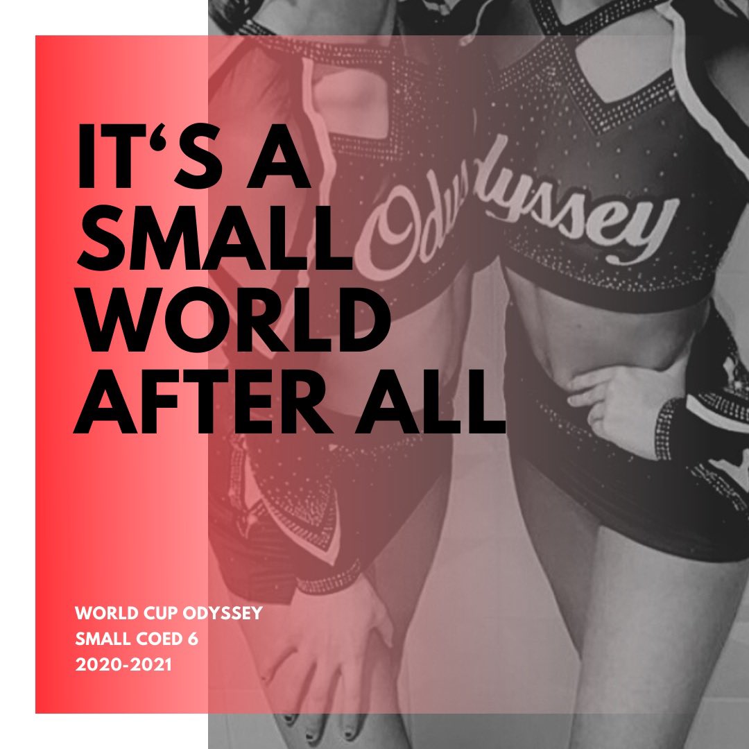 WorldCupOdyssey's tweet photo. It’s a Small World After All! 
We are moving into the Small Coed Division this year! #SmallandStacked https://t.co/OYVr1nQVPE