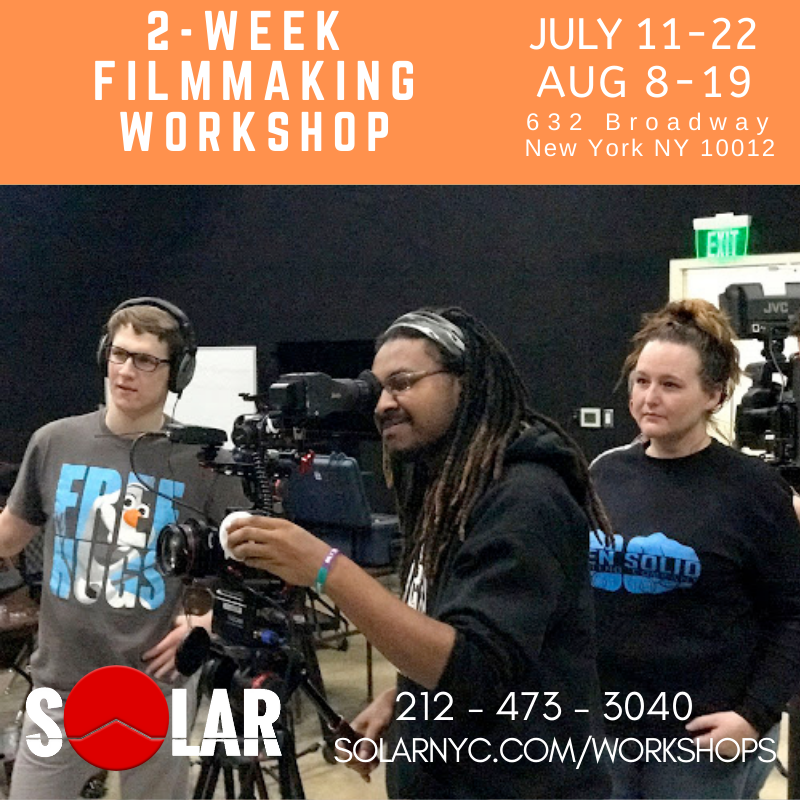 SolarWorkshops's tweet photo. 14 days ago, you were GOOD --
14 days LATER, you'll be GREAT!
2-Weeks Hands-on Filmmaking Workshop JULY 11-22
https://t.co/XxEUYLrGlL
Join us! Learn FAST!

#filmmakingworkshop #filmmakingclass #directing #lighting #camera #cinematography #cameraworkshop #lightingworkshop https://t.co/TCNxBCiTOE