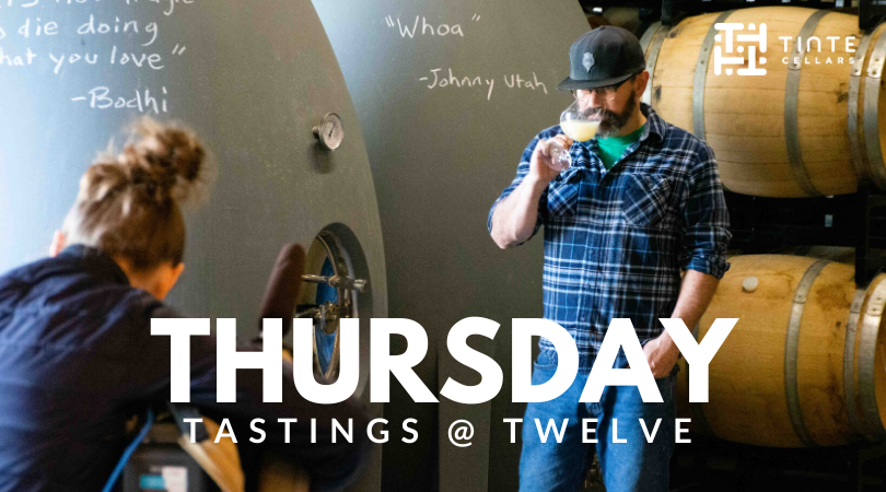 Join us today at 12 on our <a href="/TinteCellars/">Tinte Cellars</a> Facebook page for our weekly virtual tasting.  Today we'll try two of our 2015's!