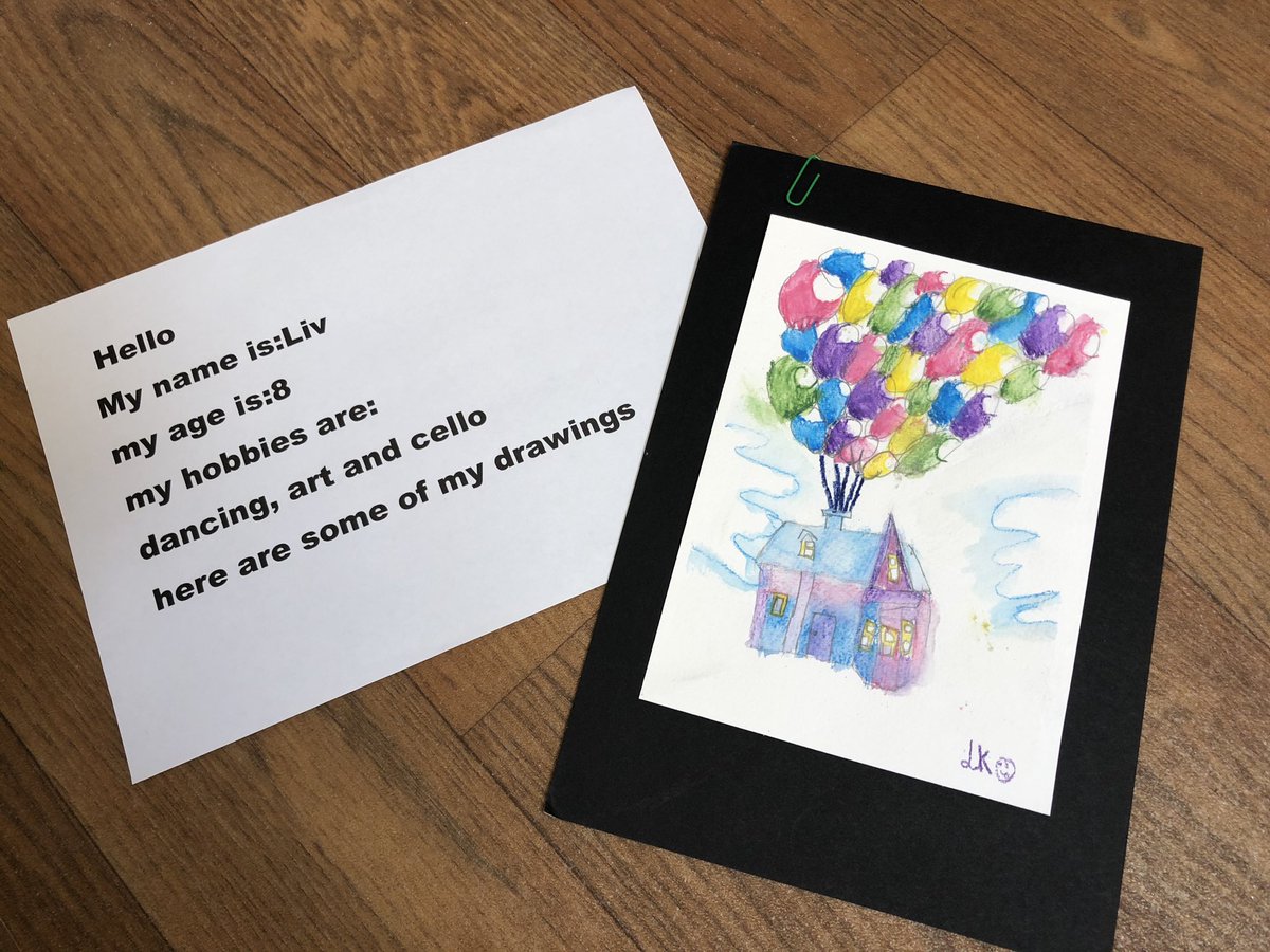 WindyhallH's tweet photo. Look at this wonderful art! Handed in today from @LASchoolTrust for our residents gallery! We are all loving these, thank you! @DrDMacaskill @GenerationsWT @CareInspect @scottishcare #artwork #community #carehomes https://t.co/i4h6jxRtF1