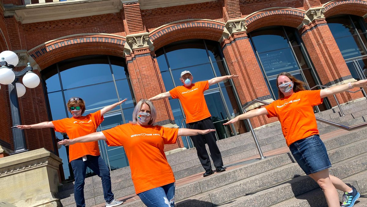 Six feet apart in support of the arts!

<a href="/ArtsWave/">ArtsWave</a> created the Arts Vibrancy Recovery Fund to help out local arts institutions amidst the pandemic. Today, when you give to WGUC, half of the proceeds will go to ArtsWave's awesome initiative!

bit.ly/SupportWGUC &amp; 513-419-7155