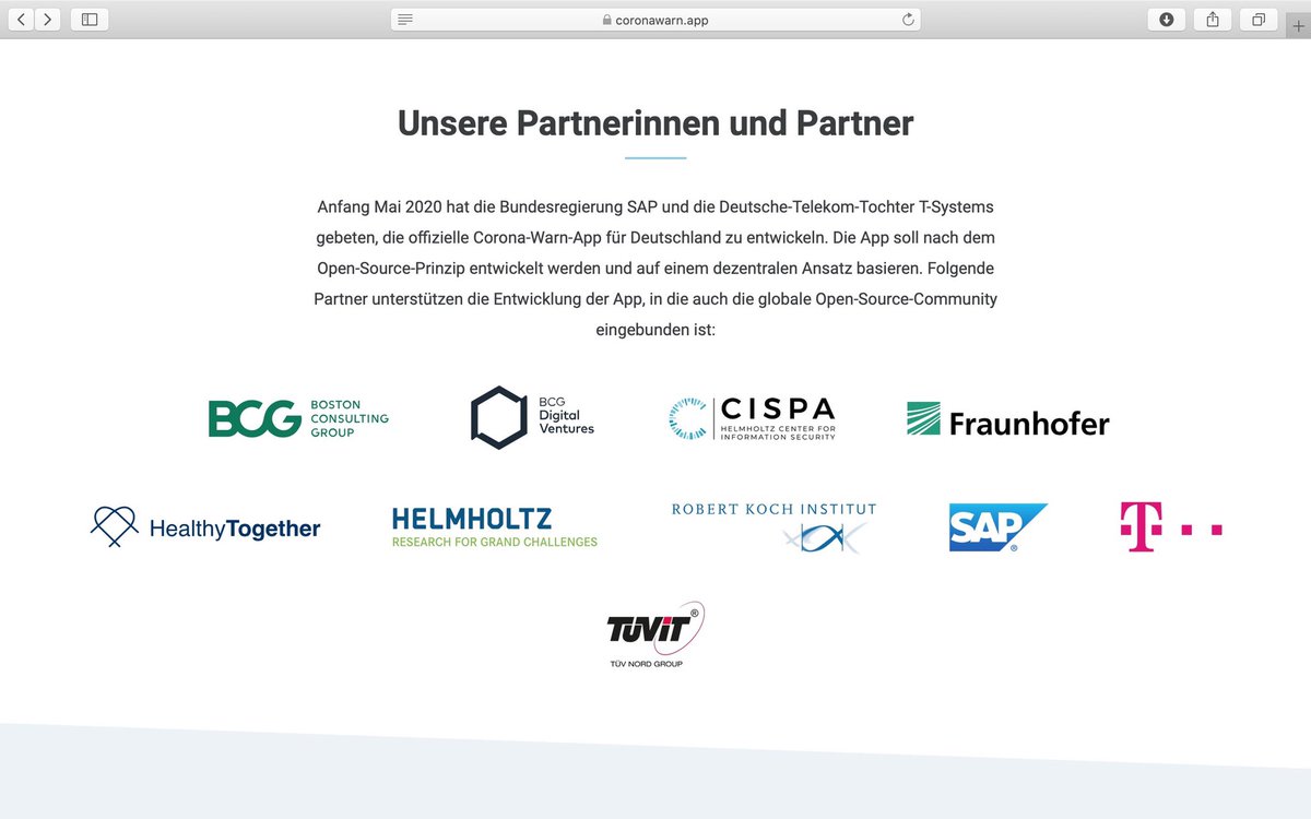 donatahopfen's tweet photo. Stolz mit @bcgdv und @bcg dabei gewesen zu sein. #erfolgreichstecoronaapp #ichappmit #coronawarnapp https://t.co/FUFWwA4OU9