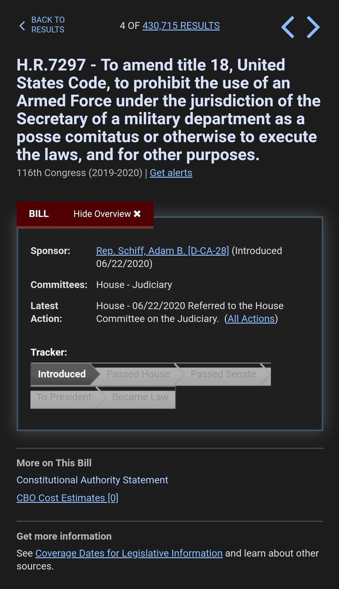 Q4521 https://www.congress.gov/bill/116th-congress/house-bill/7297?r=1&s=1Worth tracking. https://www.rand.org/content/dam/rand/pubs/monograph_reports/MR1251/MR1251.AppD.pdfWhat is Adam Schiff trying to prevent?Everything you are witnessing [past & present [future]] centrally revolves around the Presidential Election of 2020.Win by any means necessary [self-preservation]. Q