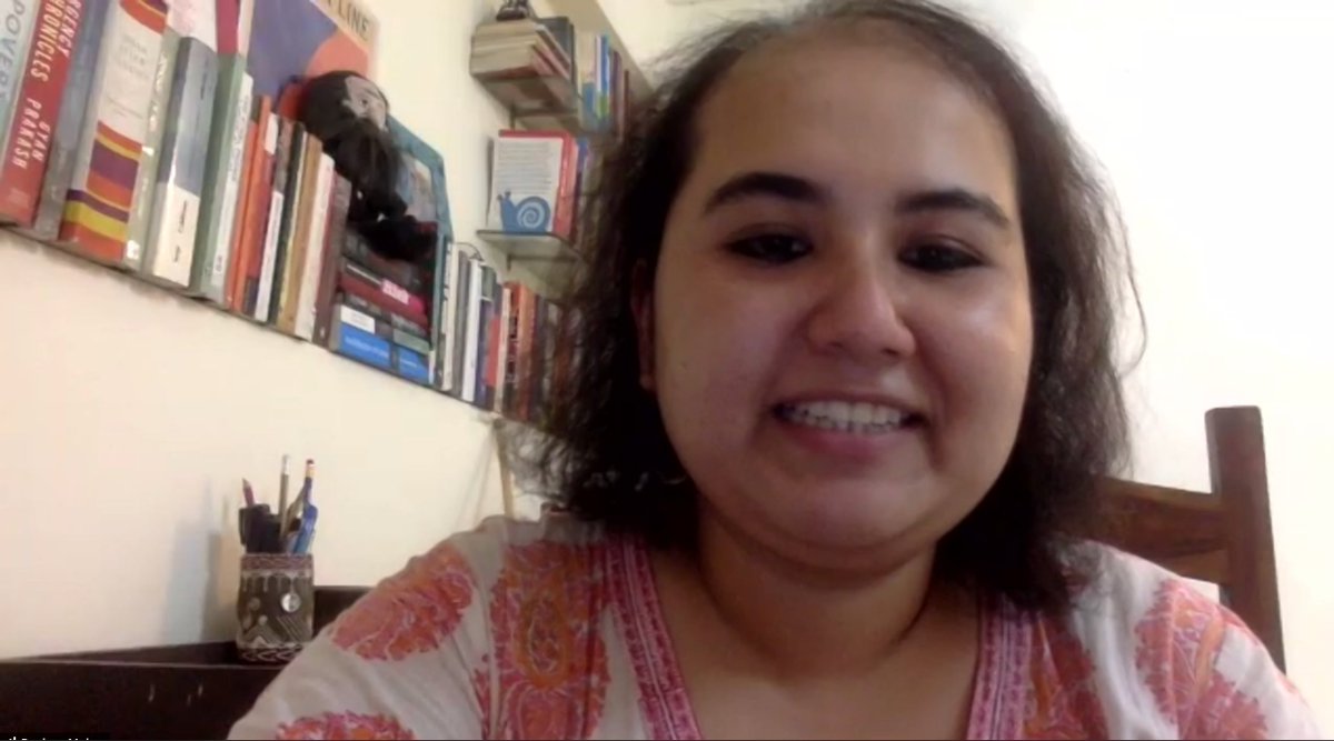 GCRF_CCUVN's tweet photo. "The pandemic brought forward important planning issues that the "mei bhi dilli" project was trying to bring to light"
-Rashee Mehra
#CCUVNWorkshop #ClimateChange #Displacement https://t.co/SKESMtai6r