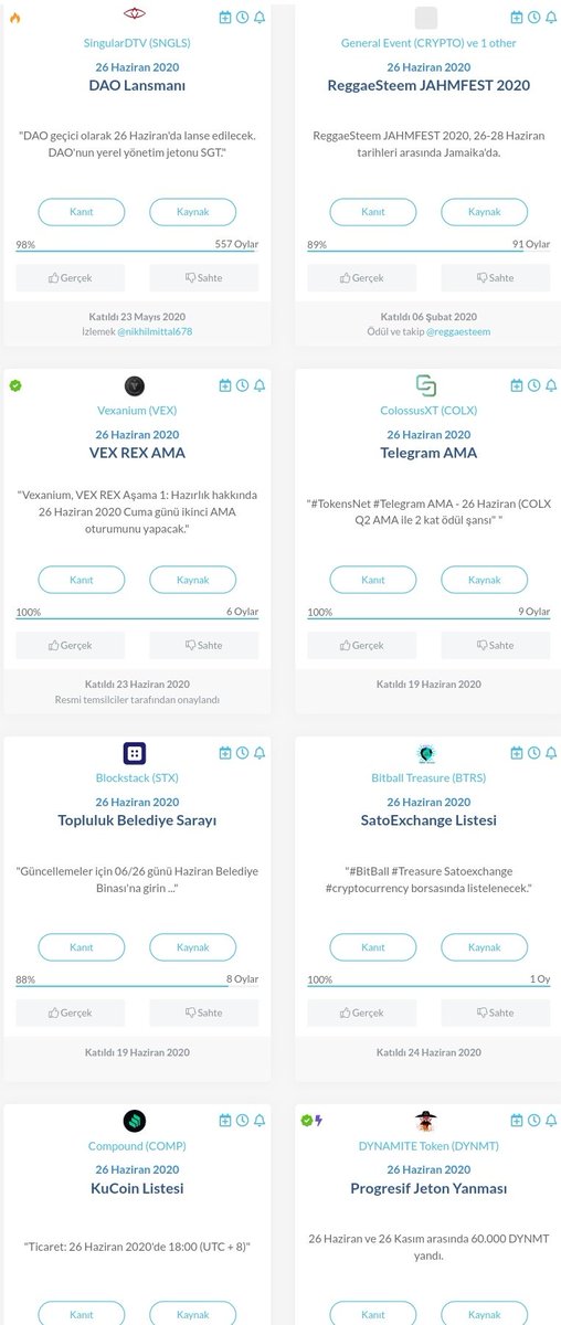 emrahdemirkoc_'s tweet photo. Yarın yapılacak önemli etkinlikler 📅
$sngls DAO Lansmanı
$crypto Jahmfest 2020
$vex AMA
$colx Telegram AMA
$stx Güncelleme
$btrs #satoexchange borsasında listelenme
$comp #kucoin borsasında listelenme
$dynmt 60.000 para yakma
$bfx #coinlim borsasında listelenme https://t.co/BkAzNC0c9M