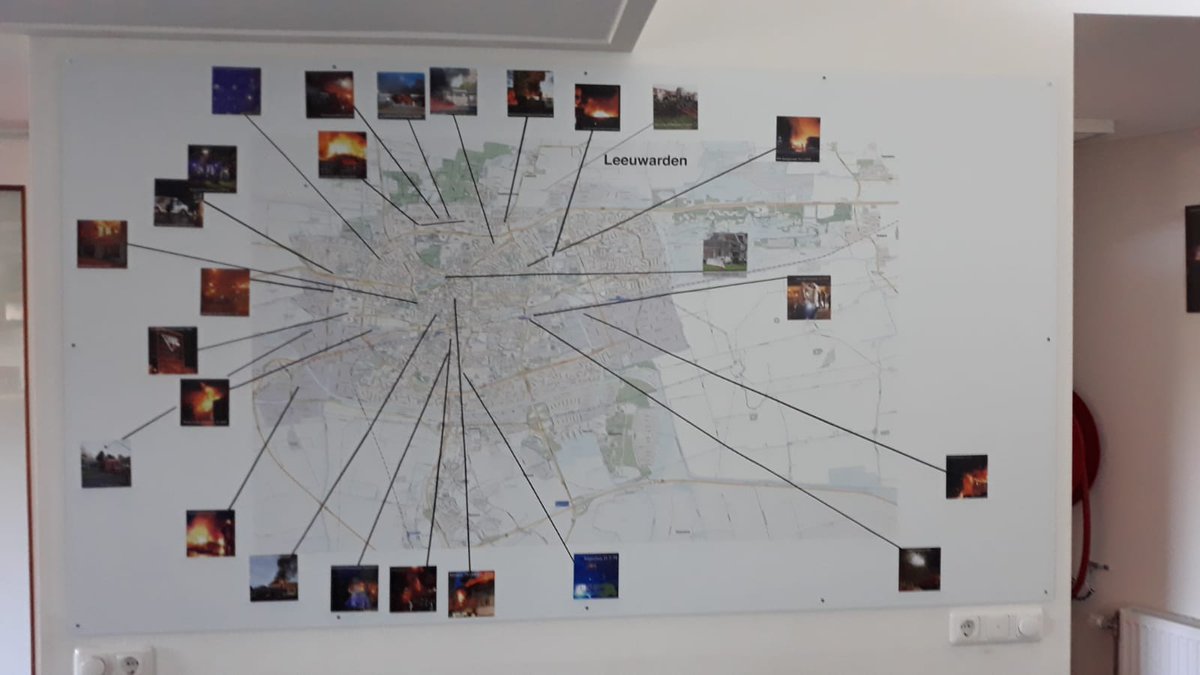 PostNoord's tweet photo. Op dit wandbord staan bijzondere incidenten maar ook heftige incidenten die we als post noord hebben meegemaakt door de jaren heen. https://t.co/BLzW2bCS7r