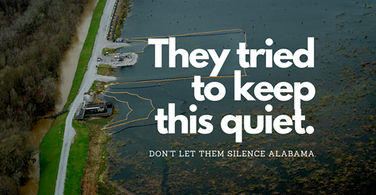 AlabamaRivers's tweet image. Hey, @alabamapower, keep the PUBLIC in Public Hearings! 

Alabama Power quietly announced public meetings starting MONDAY where they will share plans for how they will clean up groundwater contamination at 5 coal ash dumps they made across #Alabama

More: actionnetwork.org/petitions/let-…