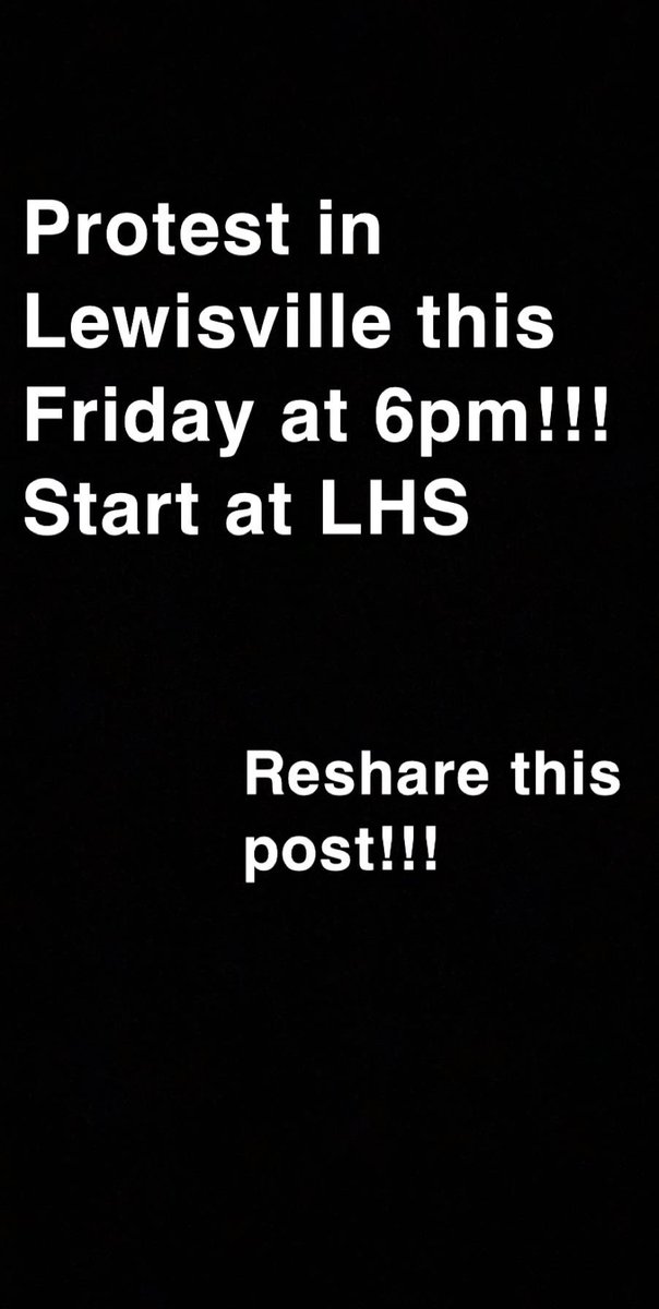 verina79's tweet photo. In response to some of the racial tensions coming from some tweets and issues going on in Lewisville with rezoning, we are hitting the streets again. Join me in Lewisville tomorrow at 6pm!! #lewisvilleprotest #timeforchange #flowermoundtx #lewisvilletx https://t.co/H909cTpTG4