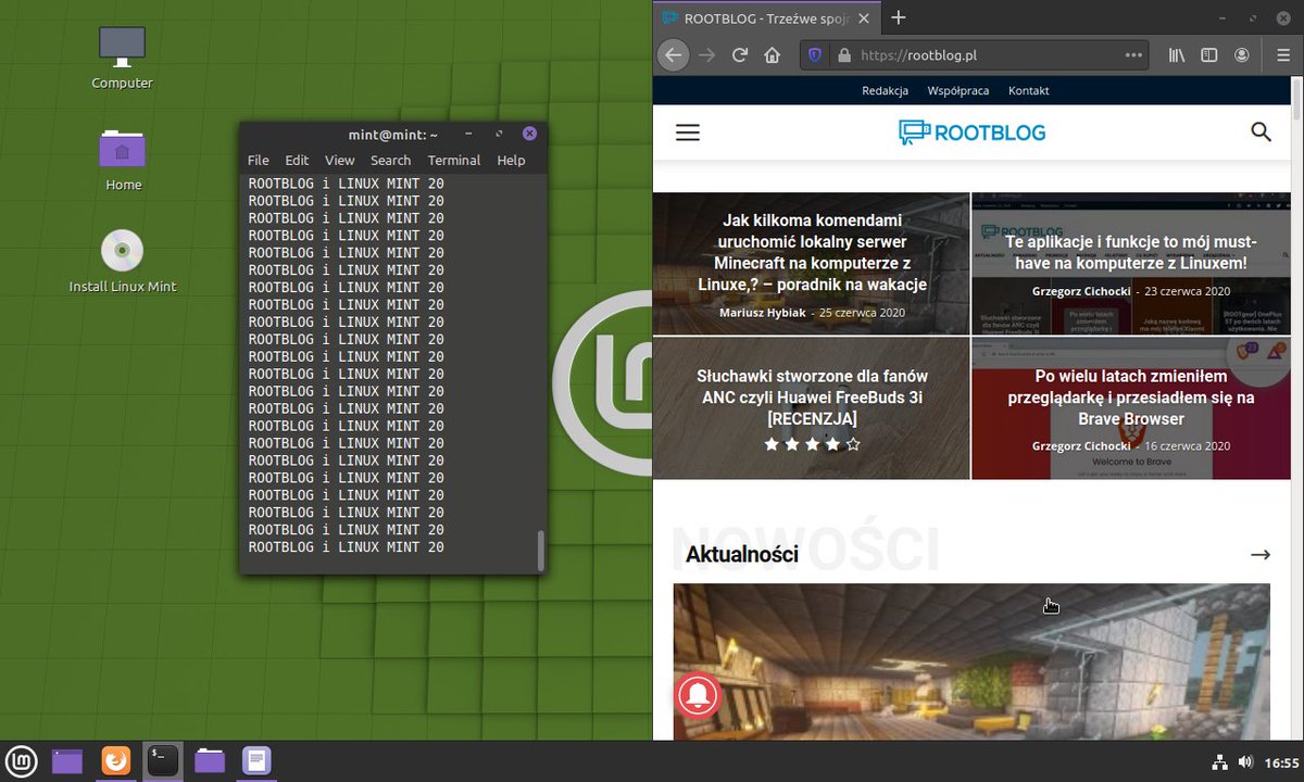 ROOTBLOGit's tweet image. 🆕 Właśnie został udostępniony Linux Mint 20 w wersji stabilnej!
➡️ bit.ly/2Vk5Xvd
#LinuxMint #LinuxMint20