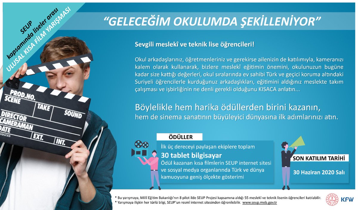 SEUP liselerinde eğitim gören sevgili gençler! 
Değerli ödüller sunan bu harika yarışma sizler için!