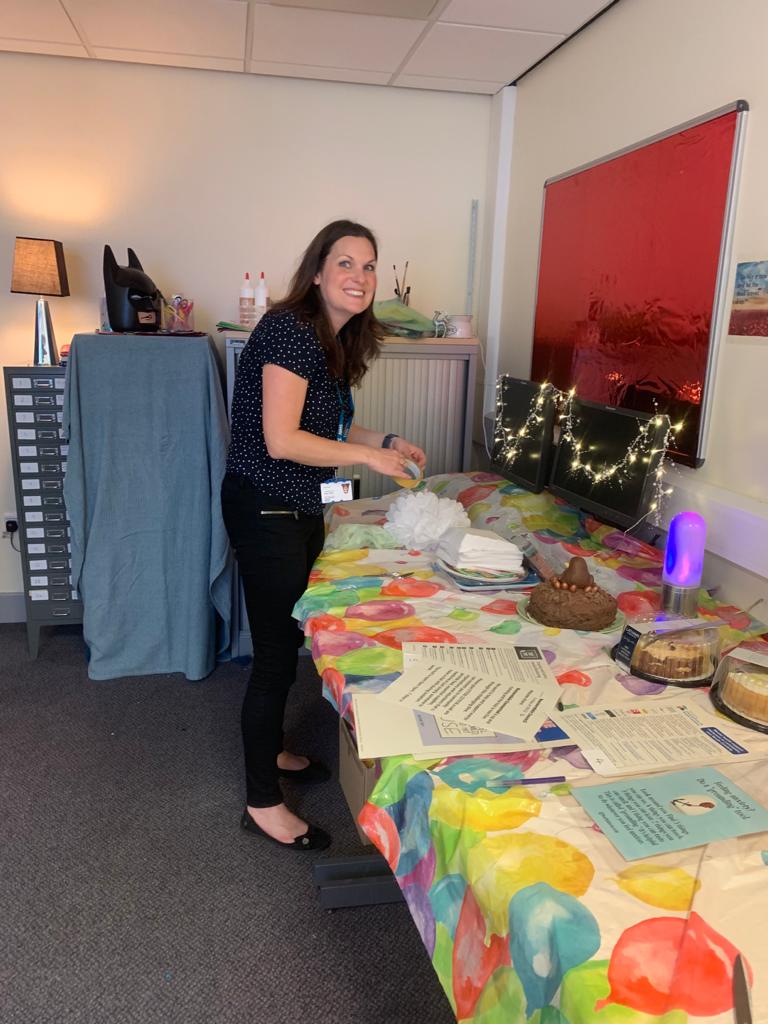 o_tweeters's tweet photo. Accrington CMHT OTs have made a Zen Den as part of their well-being drive! This is a safe space for staff to have some time out with things such as mindfulness resources. They also enjoy their weekly seated exercise and yoga 🚶🏼‍♀️🧎🏼‍♀️#OTweeters #letsgetphysical #zenden https://t.co/XuTt9KFEzP