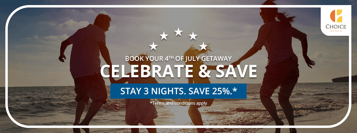 SuitesClarion's tweet photo. Celebrating your 4th of July in Orlando! Book with us Today &amp; Save 25% off! See you Soon! Visit our website: https://t.co/6cCiaZL251 https://t.co/tvAXFXqlyR