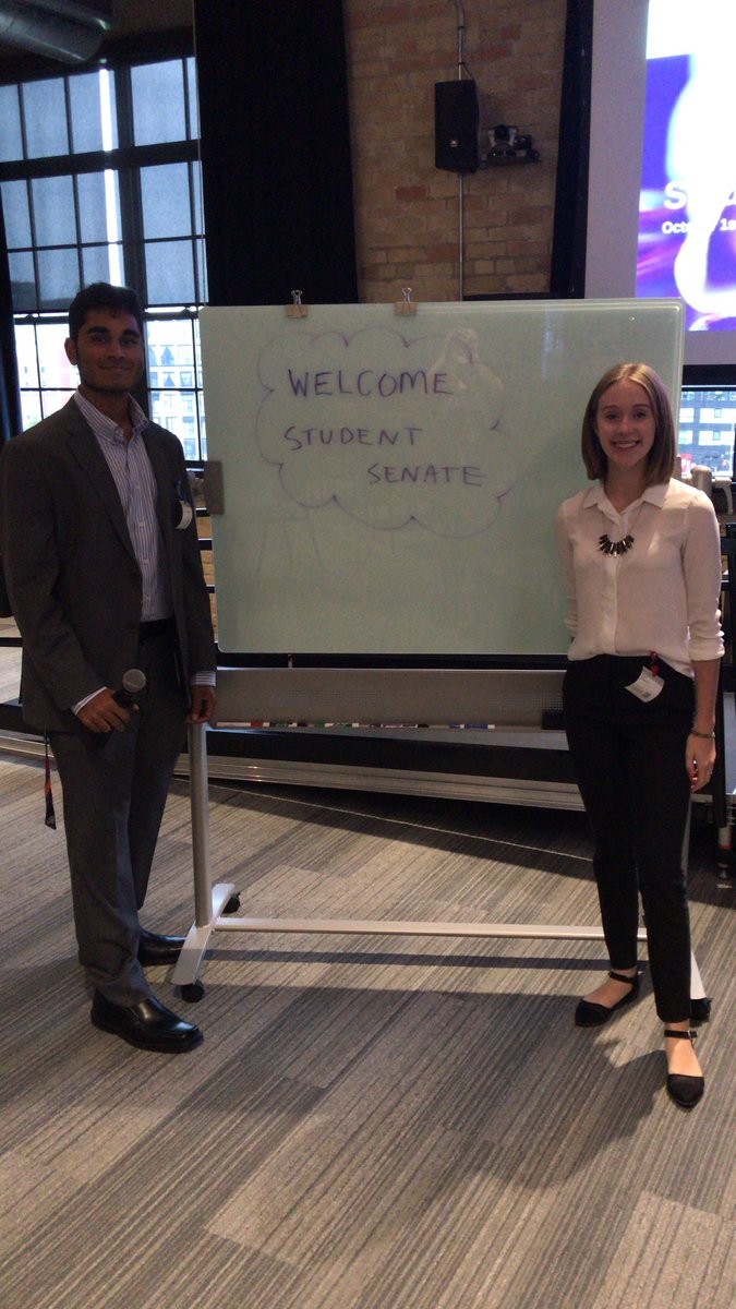 wrdsb's tweet photo. Even though this is tough for us to do, we say goodbye to Student Trustees @MyahNRobinson and @NareinC. 👋🏼👋🏽👋🏾👋🏿

In a year like no other, they kept their commitment to raising the @wrdsb_stusenate profile and amplifying student voice. We wish you both all the best next year! https://t.co/2uXG2E0XvW