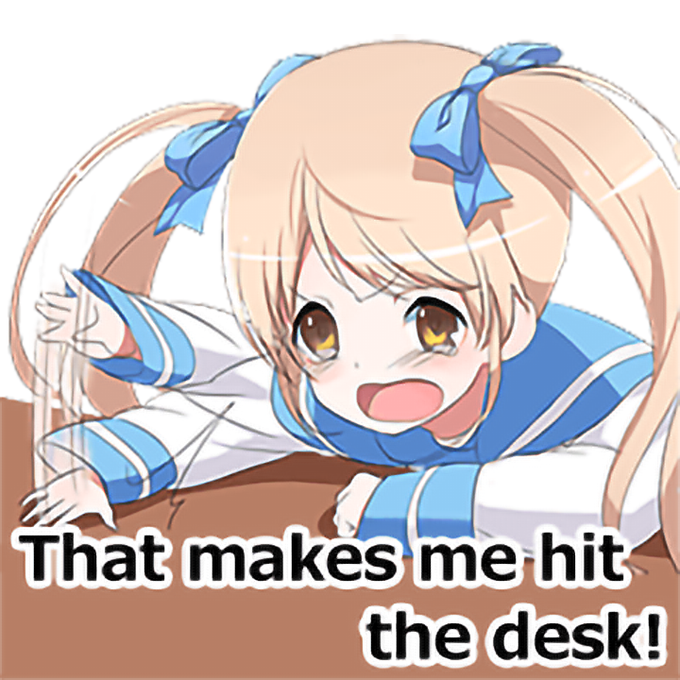 Okay, I’m gonna start doing something new. Every time Unity crashes, I’m just gonna post the “that makes me hit the desk” image to this thread