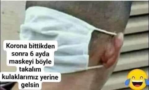 <a href="/evininbabasi_/">nihat kaya</a> Nerdeyse aşı bulundu😀😀
Kulaklar düzelsin diye maskeyi ters takacağız yenimi geldi??