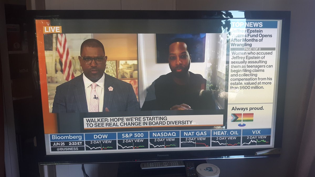 <a href="/tristanwalker/">tristan walker</a> Watching you on <a href="/BloombergTV/">Bloomberg TV</a> right now with @romainebostick !!!! Proud of you brother ! <a href="/bevel/">BEVEL</a>