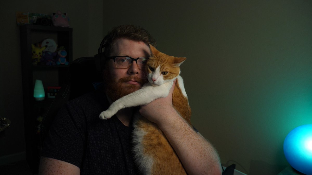 Playing TFT and hanging out with this cat on stream. Come hang out.
