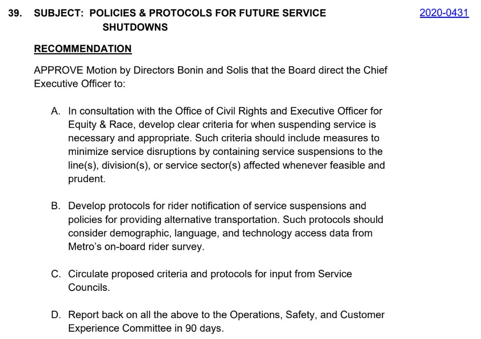 Board member  @JDUPONTW is insisting on adding language, in conjuction with  @mridleythomas, to the second paragraph of  @mikebonin's motion - language meant to distribute blame from the Metro CEO and spread the blame to the Board.