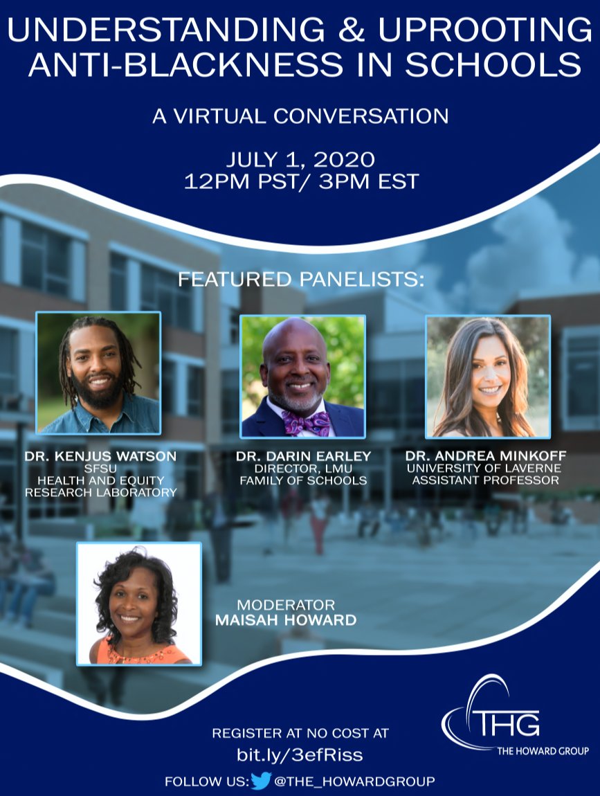 doc_la_rock's tweet photo. Understanding &amp; Uprooting anti-Blackness in Schools: A Virtual Conversation with @The_HowardGroup https://t.co/Ieyh4PlqyQ