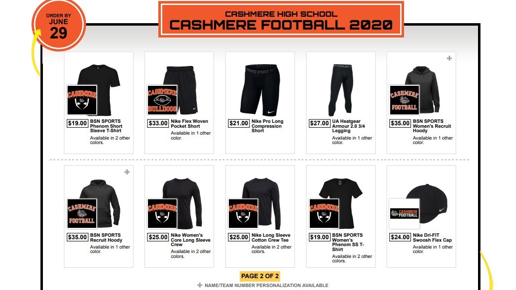 BULLDOG FOOTBALL FUNDRAISER!!! Only 4 days remaining to get your orders in. Please consider supporting Bulldog Football! 
bsnteamsports.com/shop/CHSDOG20

SUPPORT BULLDOG FOOTBALL!

Go Dawgs!