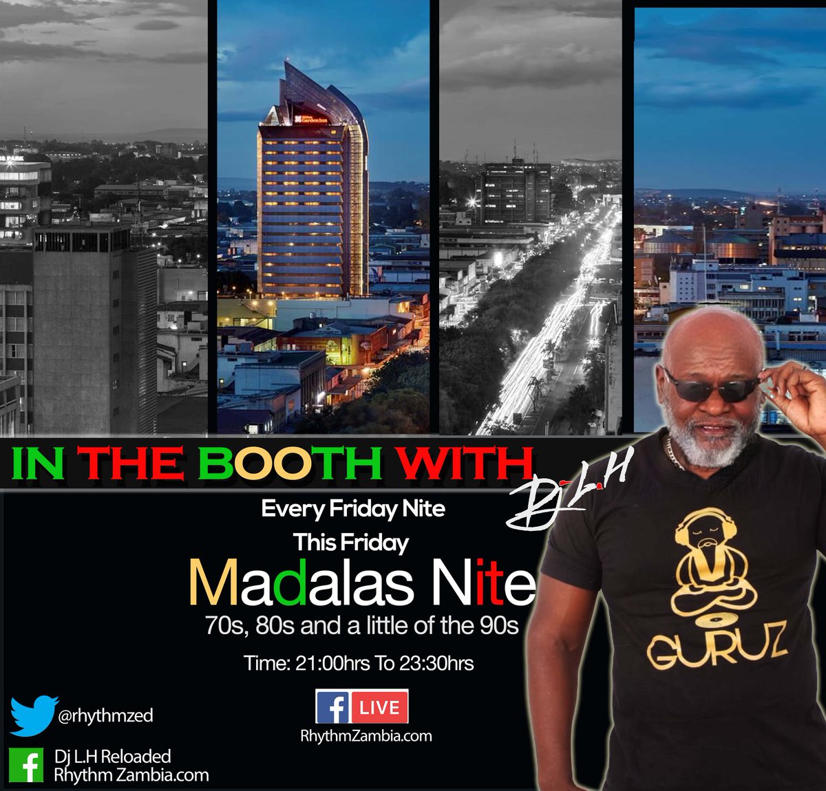 Tomorrow night 21hrs... Mandalas night on Facebook rhythmzambia page.. Live with @lh_reloaded dontdt miss.. <a href="/TKSiyandi/">@TKSiyandi</a> <a href="/KaliwaLubasi/">KALIWA LUBASI</a> @Wezi_heartsound <a href="/RaydizzyDx/">Raydo RaydizzyDx</a>