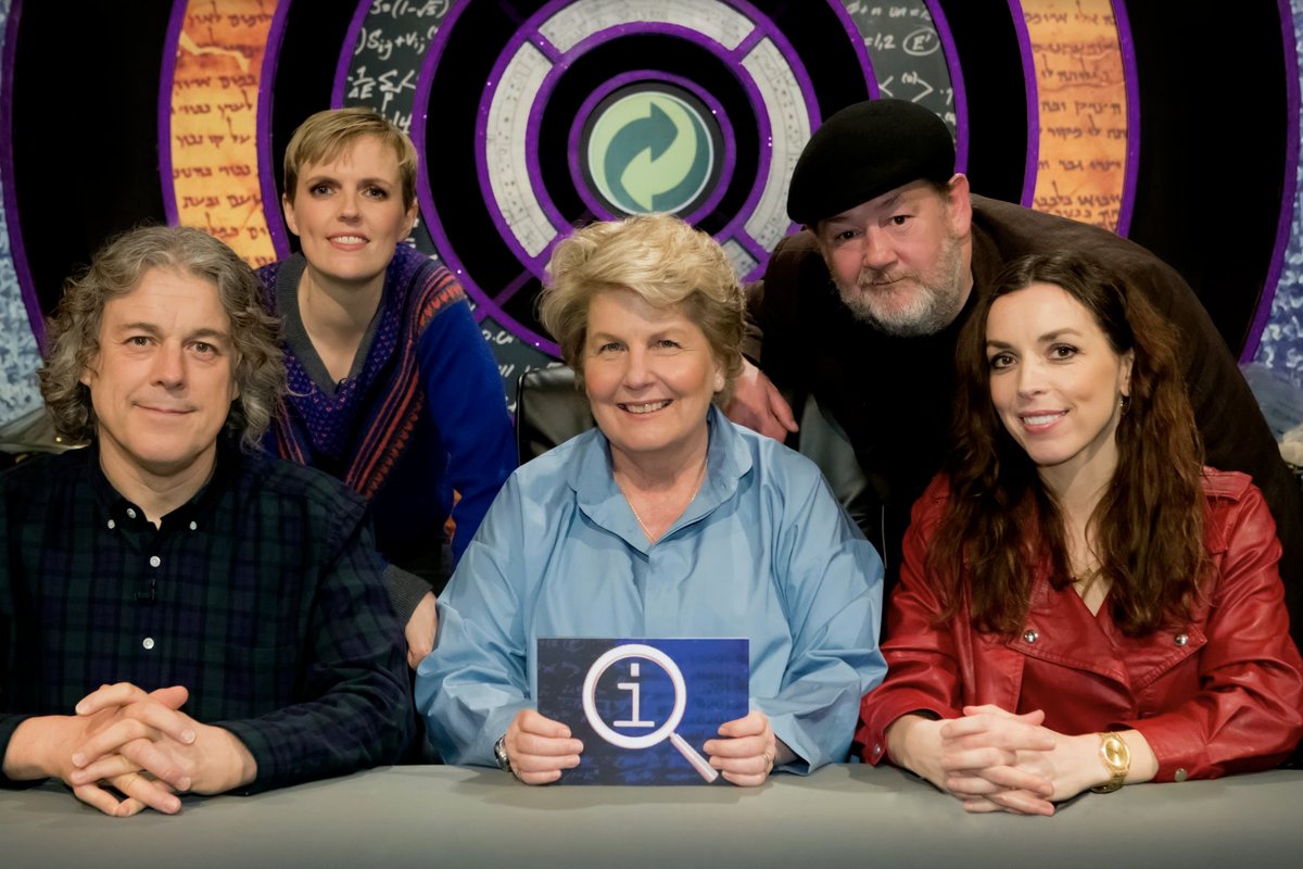 Tonight at 9pm on @BBCTwo there's a brand new episode of QI all about RUBBISH, starring Sandi, Alan, @BridgetChristie, @wiggywalsh, @JohnnyVegasReal! And, in a QI first, no studio audience.