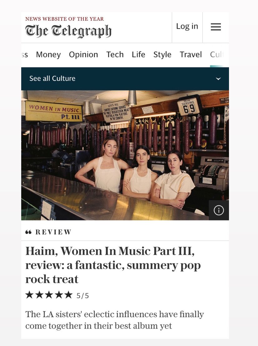 HAIMtheband's tweet photo. https://t.co/8karyItTfB