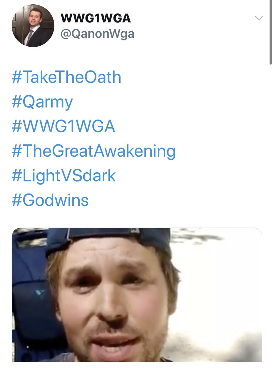 4523   https://twitter.com/QanonWga/status/1276229137603063809Praying for a swift recovery to your back [keep fighting! never give up!].United and Strong.WWG1WGA!!!Q