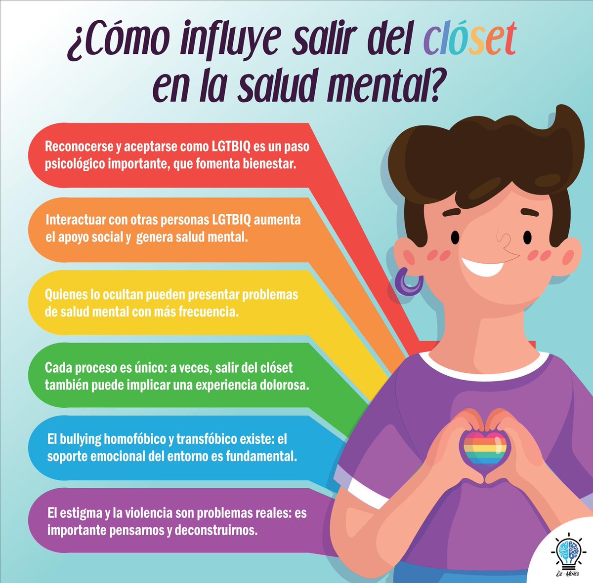 Hablemos de #saludmental #LGTBIQ 🌈🙌🏼