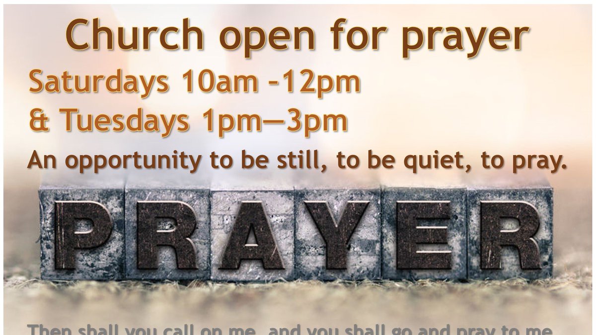 StAndrewsGwP's tweet photo. 'Call on me and go and pray to me, and I will listen to you' Jeremiah 29.12, the Bible. #churchopen #pray #Godlistens @StAndrewsGwP @CofEGuildford https://t.co/z9uaQBd9uW