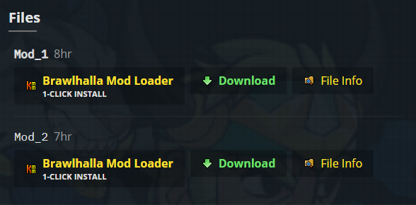 I_Fabriziog_I's tweet photo. Added 1-click install on gamebanana
https://t.co/BnIw3LyoiM
#Brawlhalla #Modhalla #BrawlhallaMods #BrawlhallaModLoader #ModLoader https://t.co/vWSloGPo3N