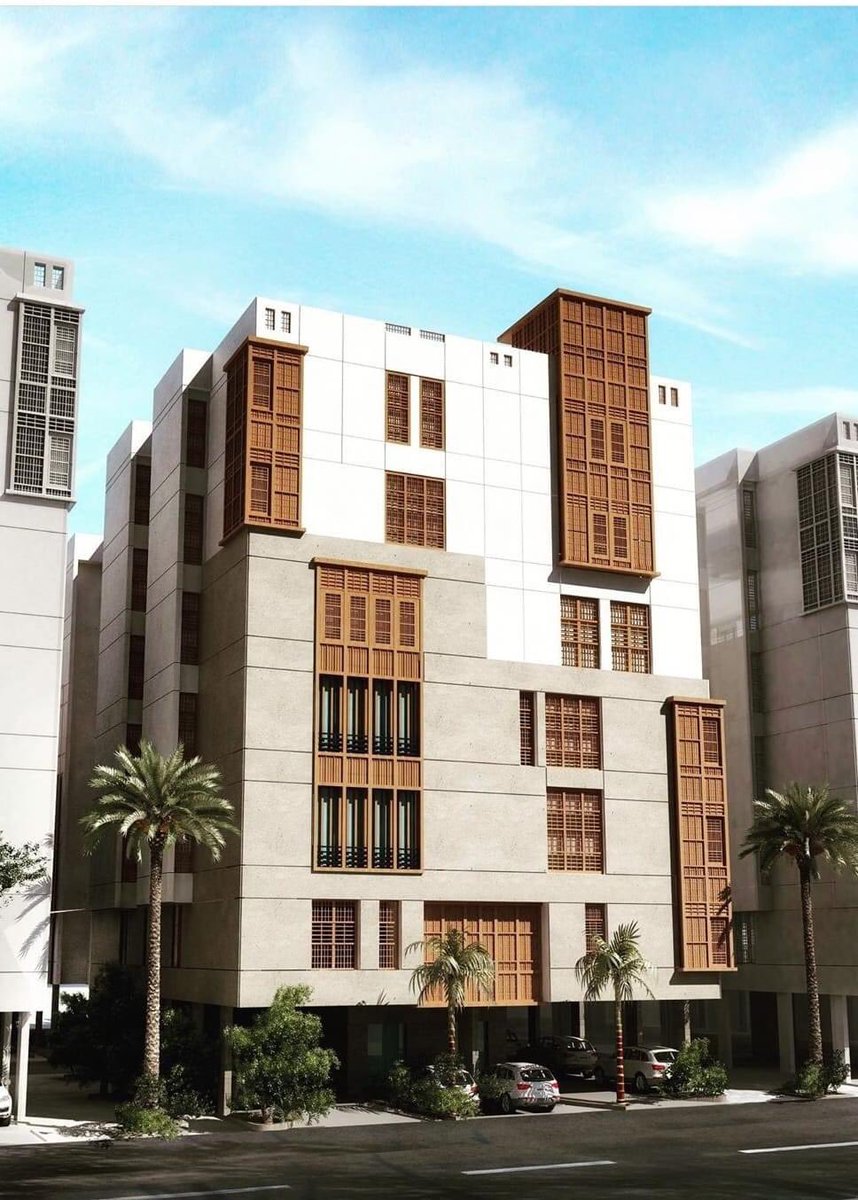 تصميم لعمارة سكنية للمهندس المعماري طارق عبد الرؤوف .. استاذ ودكتور بكلية الهندسة - جامعة القاهرة .

التصميم يعكس العمارة السعودية قديماً لكن بتطور وببساطة جميلة جداً .

- استخدم الدهان والخشب .

#تصميم_خارجي #تصميم_معماري #مراجعة_تصاميم_المتابعين #مراجعة_مخططات_المتابعين