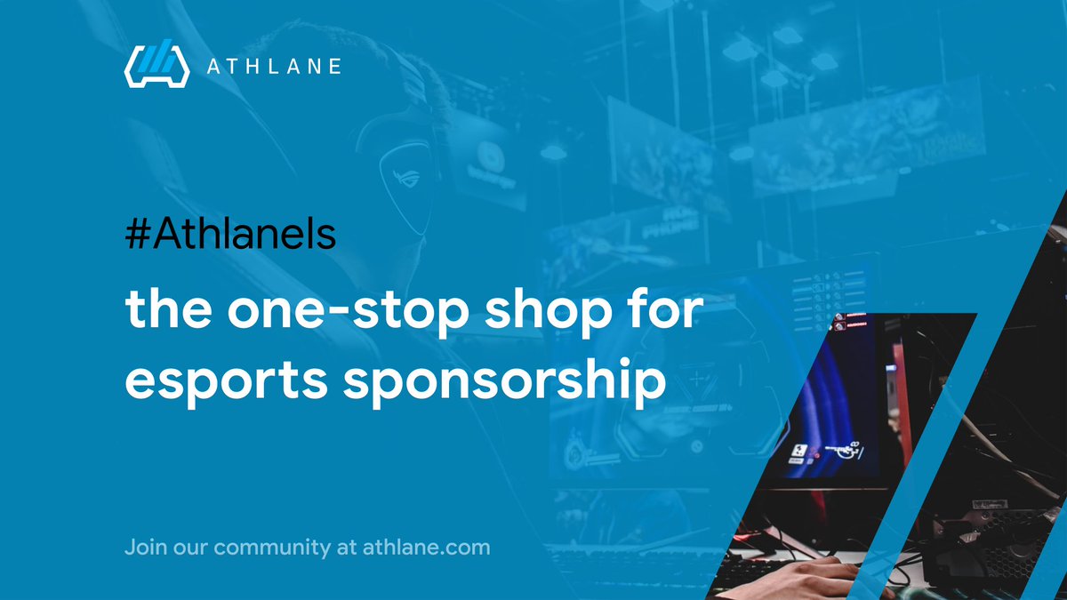 #AthlaneIs the one-stop-shop for esports sponsorship.

If you're a streamer head to athlane.com and get in the game!
#esports #analytics