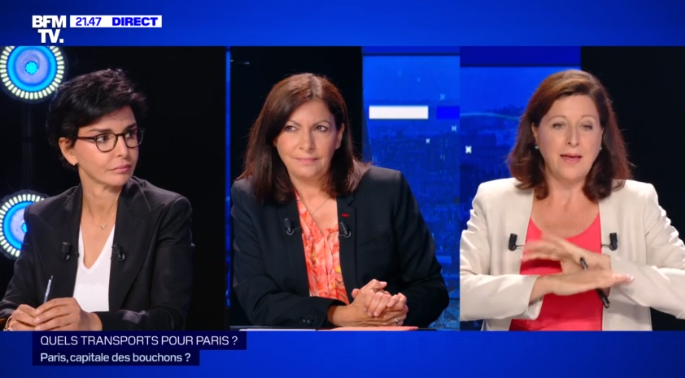 BFMTV's tweet photo. EN DIRECT – @agnesbuzyn : "L'espace public est devenu le bazar, les gens ont peur de marcher dans la rue"

#DébatParisBFMTV

📺https://t.co/SOFuBPuJkZ
✏️https://t.co/rgILdSNJdt https://t.co/sqU6UlQsLa