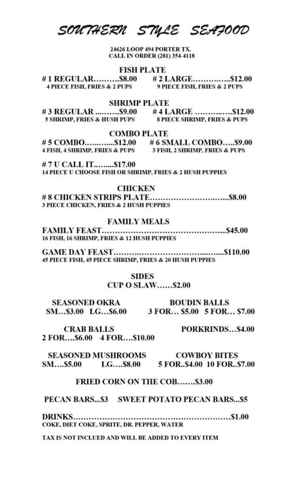 EMCIDTX's tweet photo. Celebrate National Catfish Day today with catfish filets from Southern Style Seafood in Porter! Located at 24626 Loop 494, the menu has something for everyone like fried fish, #shrimp &amp; chicken as well as #boudin balls. #EatinEMC #DineEMC #NationalCatfishDay #CatfishDay #Seafood https://t.co/4jeuwTEZyC