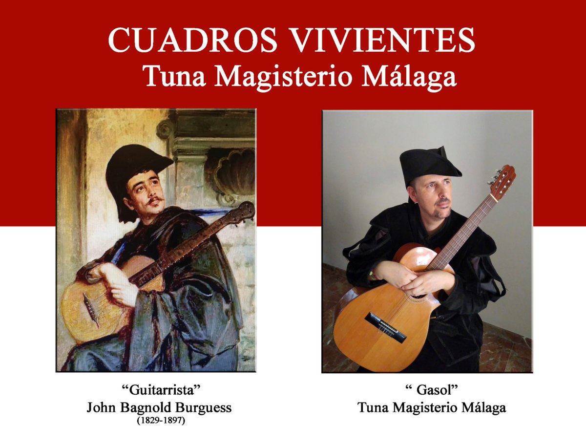 TunaMLG's tweet photo. Nuestro compañero "Gasol" recrea el cuadro "guitarrista" de John Bagnold Burguess.
.
.
.
🔴⚪ #tuna #tunamagisteriomalaga #europe #spain #malaga #fvbv #followforfollow #cute #instalike #followme #photooftheday #love #followback #instadaily #fff #instalikesandfollowers4u #tbt #f4f https://t.co/epJd084kZx