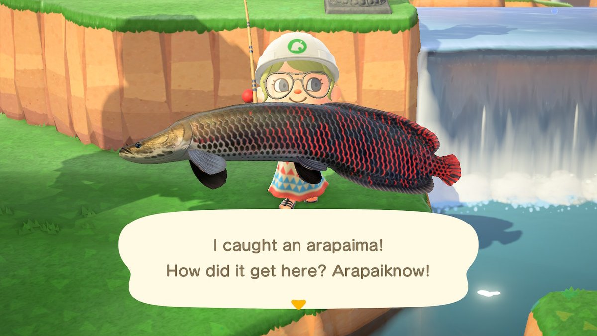 holfish's tweet image. Just some of the big fishes #AnimalCrossing #ACNH #NintendoSwitch